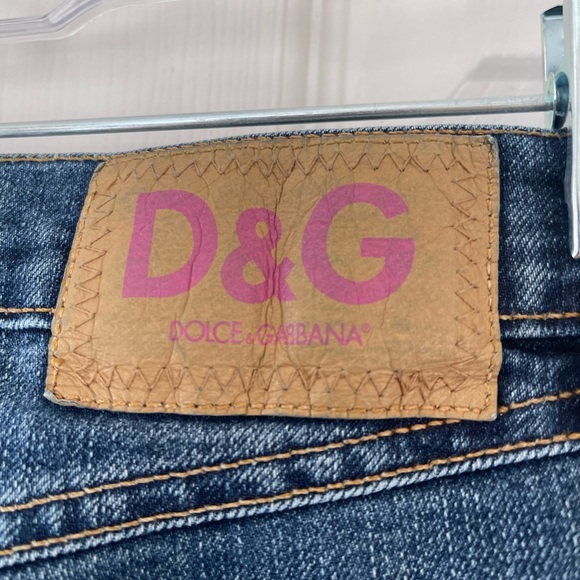 Dolce & Gabbana! VTG Flared tear away buttoned denim-Size 26 - Picture 5 of 10